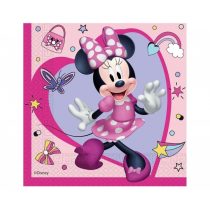 Minnie egér szalvéta - 33 cm*33 cm, 20 db/ csomag