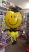 94 cm-es ballagási Smile fej super shape fólia lufi
