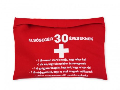 Elsősegély táska 30 éveseknek Elsősegély táska 30 éveseknek