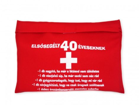 Elsősegély táska 40 éveseknek
