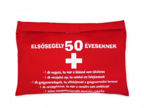Elsősegély táska 50 éveseknek