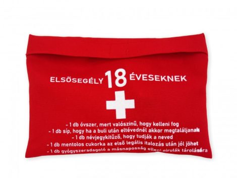 Elsősegély táska 18 éveseknek