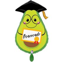 64 cm-es Bravocadó Ballagási fólia lufi