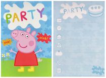 Peppa malac party meghívó, 5 db/csomag