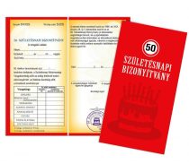 50. Születésnapi bizonyítvány