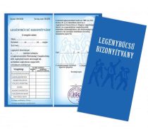 Bizonyítvány Legénybúcsúra
