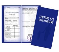 Bizonyítvány - Legjobb apa bizonyítvány
