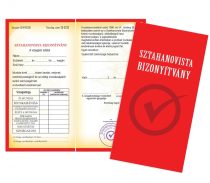 Sztahanosvista bizonyítvány