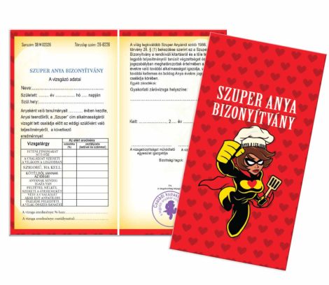 Szuper Anya bizonyítvány