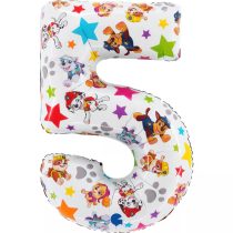66 cm-es 5-ös számos Mancs Őrjárat fólia lufi