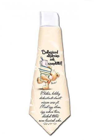 Nyakkendő ballagásra - E békés, boldog diákesztendő...