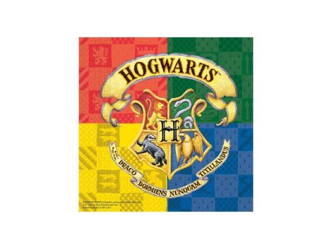 Harry Potter Hogwarts Houses szalvéta, 20 db-os
