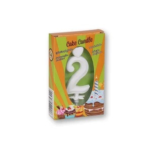 Számgyertya fehér - 2