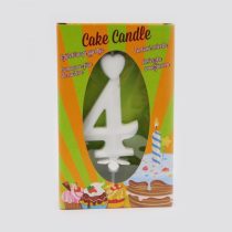 Számgyertya fehér - 4