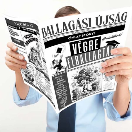 Vicces újság - Ballagási hírek újság