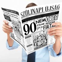   Vicces szülinapi újság - 90 Nem öreg csak régebb óta fiatal