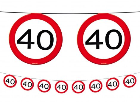 40-es sebességkorlátozó füzér