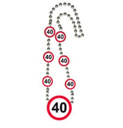 40-es sebességkorlátozó nyaklánc 40-es sebességkorlátozó nyaklánc