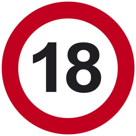 18-as sebességkorlátozó tábla 18-as sebességkorlátozó tábla