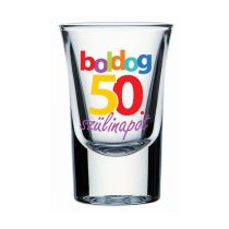 Boldog 50. Szülinapot feles pohár