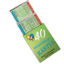 Szülinapi kártya 40.szülinapra