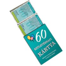 Szülinapi kártya 60.szülinapra
