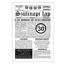 Szülinapi újság 30.születésnapra