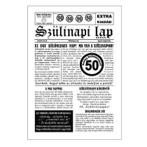 Szülinapi újság 50.születésnapra