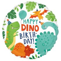 46 cm-es Happy Dino Birthday! fólia lufi