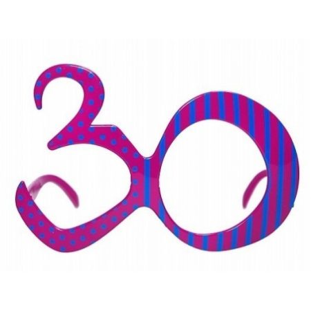 Lila 30-as szülinapi parti szemüveg