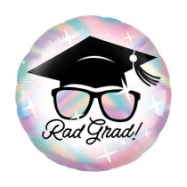 46 cm-es színes Rad Grad fólia lufi