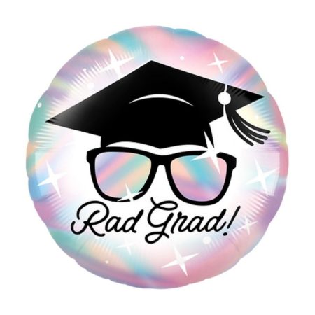 46 cm-es színes Rad Grad fólia lufi