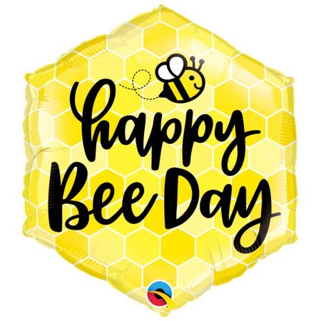51 cm-es Happy Bee Day méhecskés fólia lufi