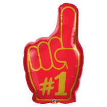 94 cm-es Te Vagy az Első - #1 Finger fólia lufi